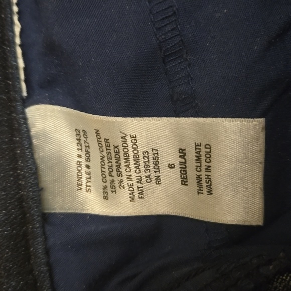 Northern Reflections dark blue jeans straight leg size 6 x 31 - Picture 3 of 9